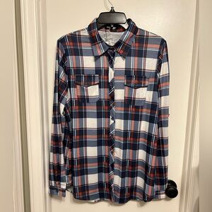 Women’s Plaid Button Down Long Sleeve Shirt/Blouse